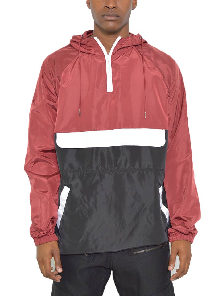 WEIV - Wholesale Windbreaker - Men's - Mens Color Block Anorak Windbreaker Jacket7