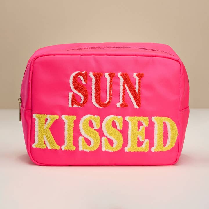 SONNENGEKÜSST Nachricht Patch Bestickte Beuteltasche / Organizer für den Großhandel von Sensibling Corp.