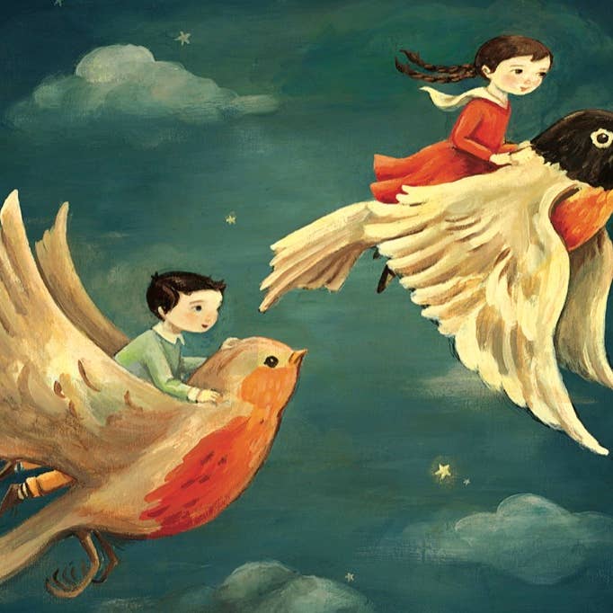 New York Puzzle Company - Wholesale Puzzle - Adult - Robin Dreamers Mini - 20 Piece Mini Puzzle2