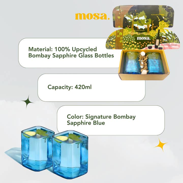 Mosa – wholesale Cocktail-/likörglas – Bombay Sapphire Gin-dricksglas