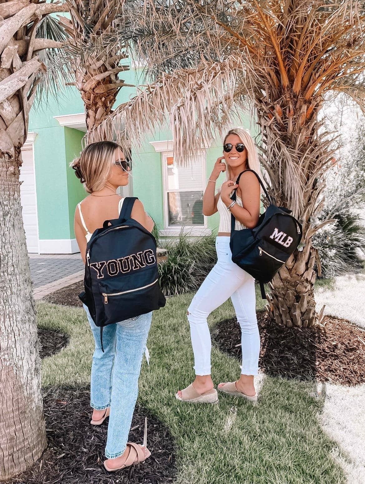 Beige Nylon Backpacks for wholesale on Faire20