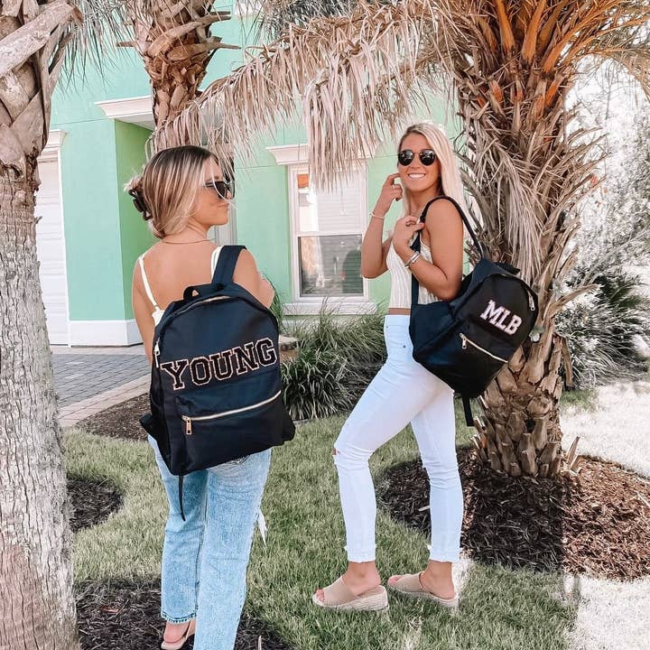 Beige Nylon Backpacks for wholesale on Faire20