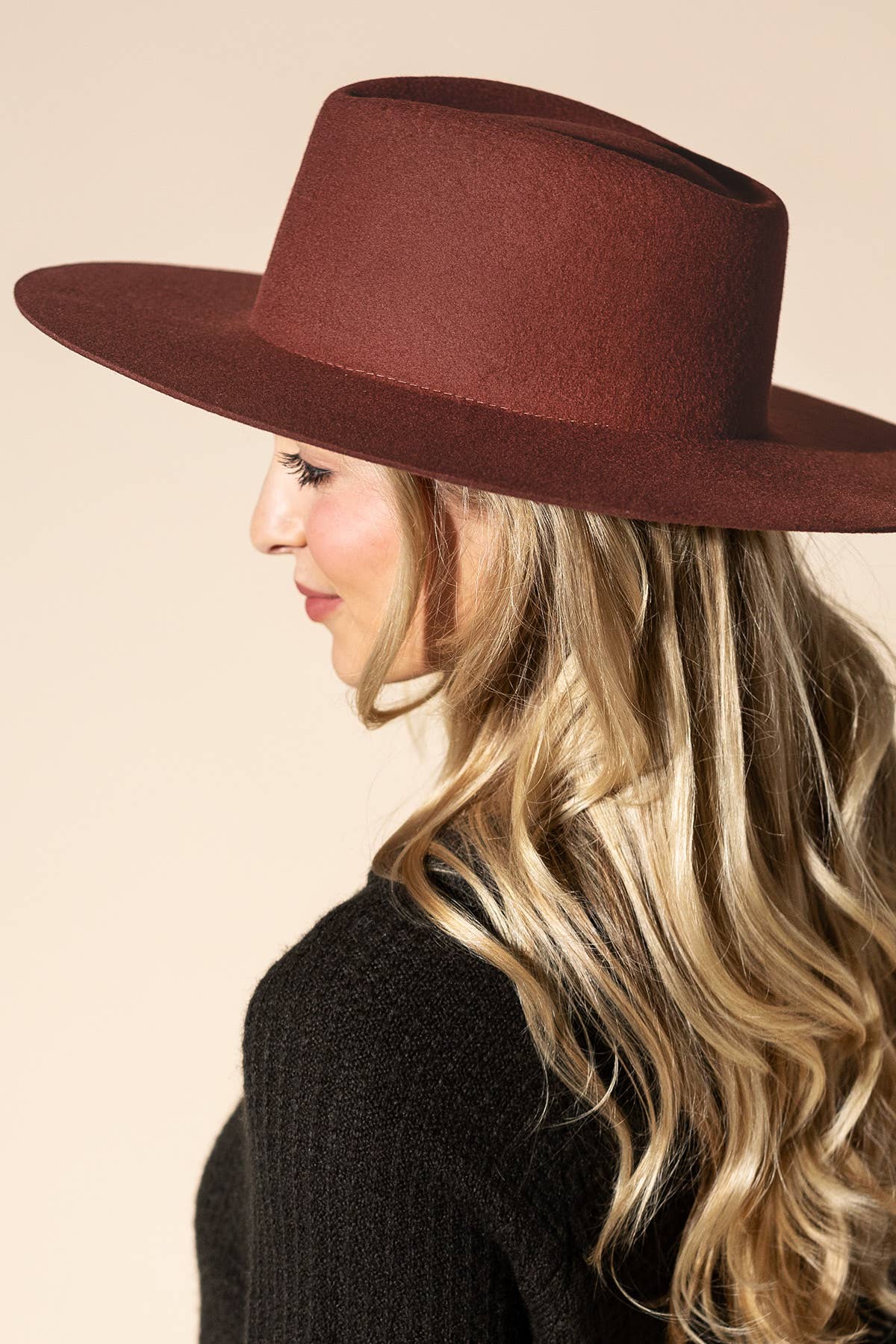 Urbanista - Wholesale Fedora - Women's - 100% Australian Wool Triangular Panama Hat-Blank39