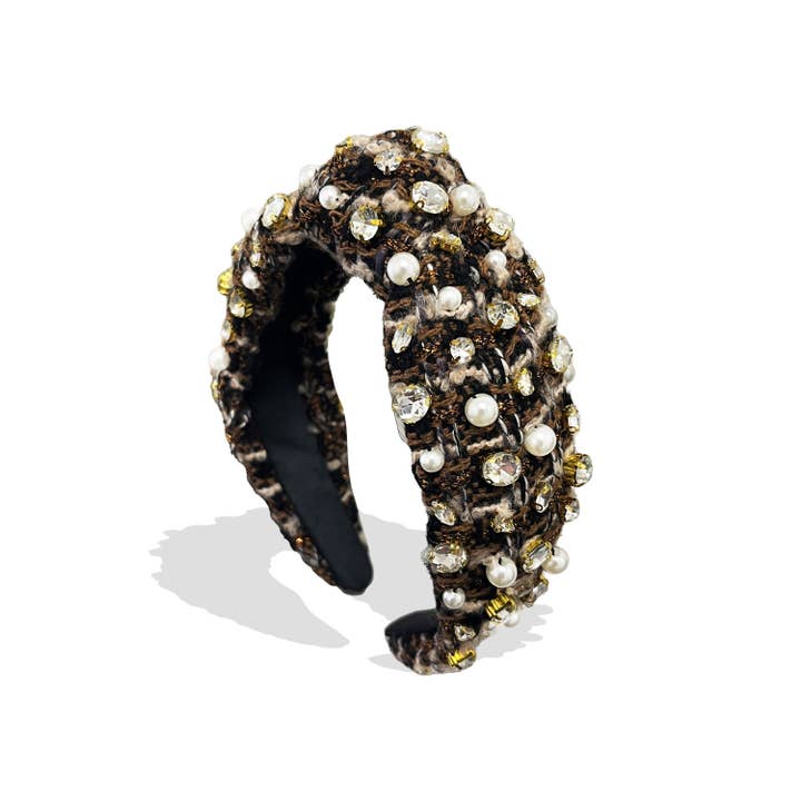 Accesorios para el cabello con circonitas y perlas - PP23160E769 para venta al por mayor de AMORINO SRL