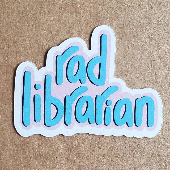 Rad Librarian sticker for wholesale by AnneArchy