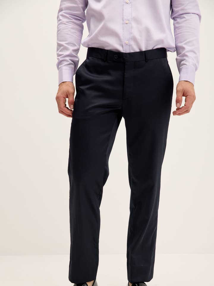 Pantaloni da smoking classici - Blu scuro per la vendita all'ingrosso da parte di Ron Tomson