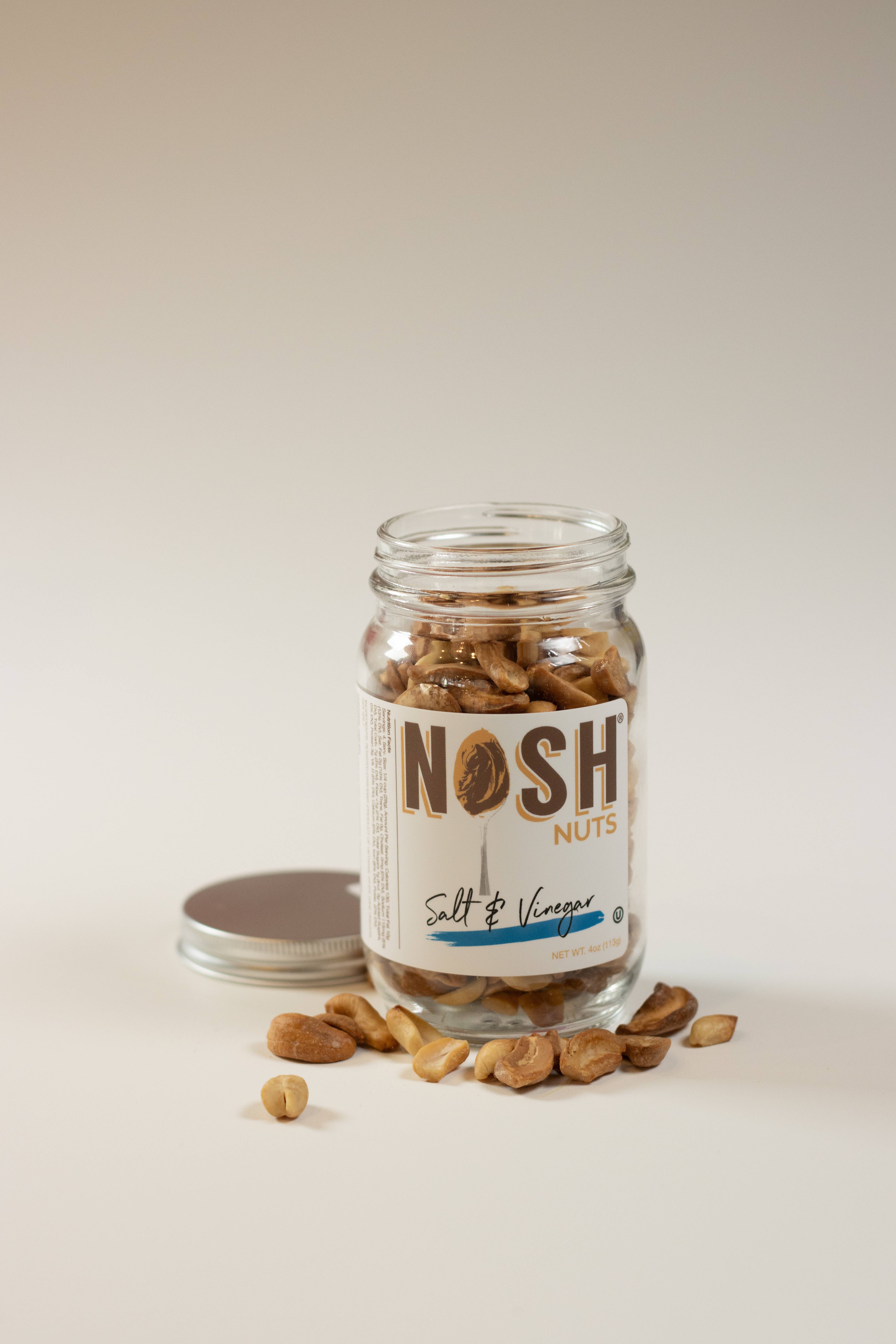 NOSH Butters - Wholesale Nuts - Salt & Vinegar Cashews 4oz1