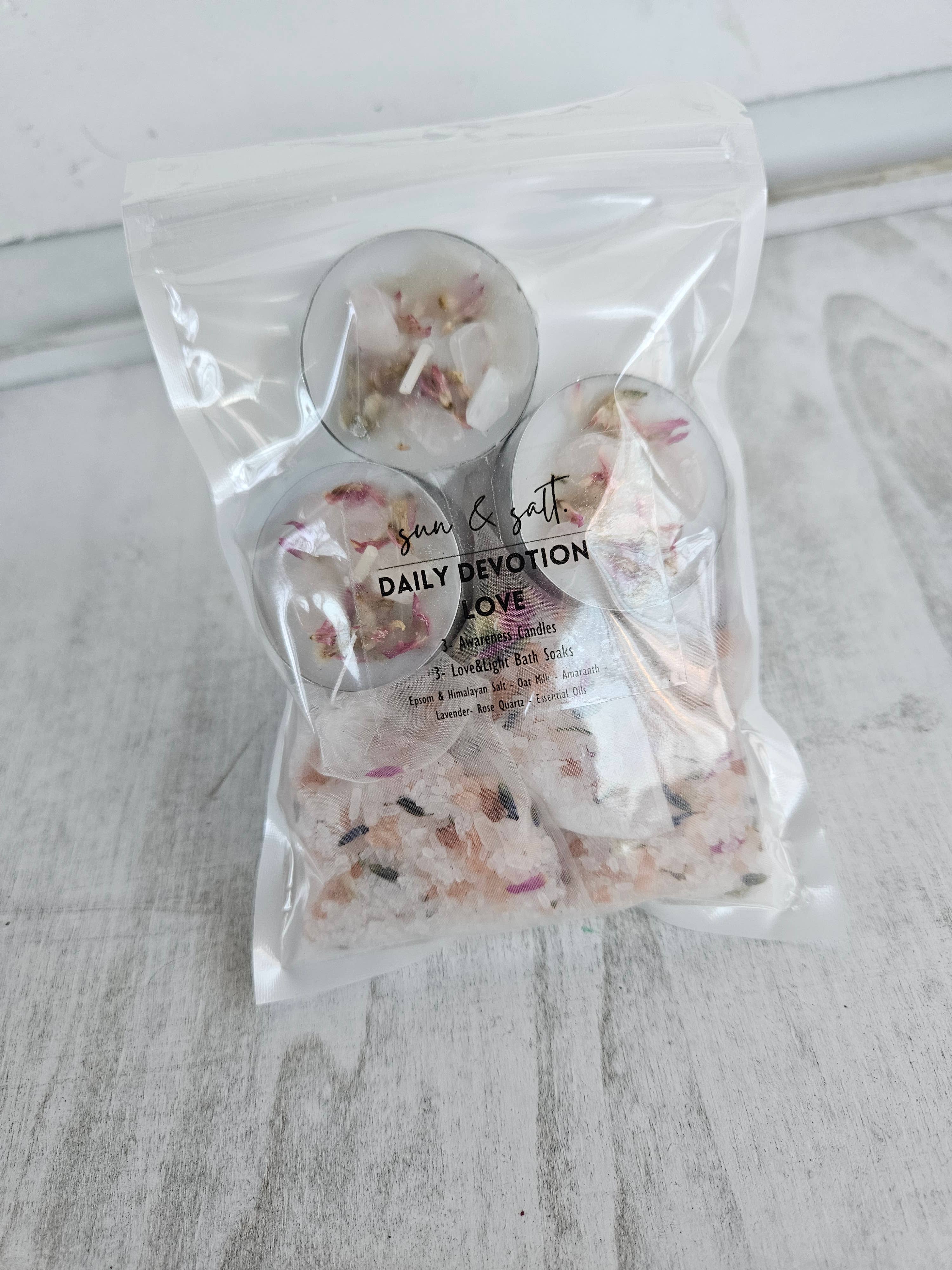 Lux&Lou – wholesale Bath & body set – Daily Devotional - Love - Bath Kit - Bath Soak - Bath Salt3