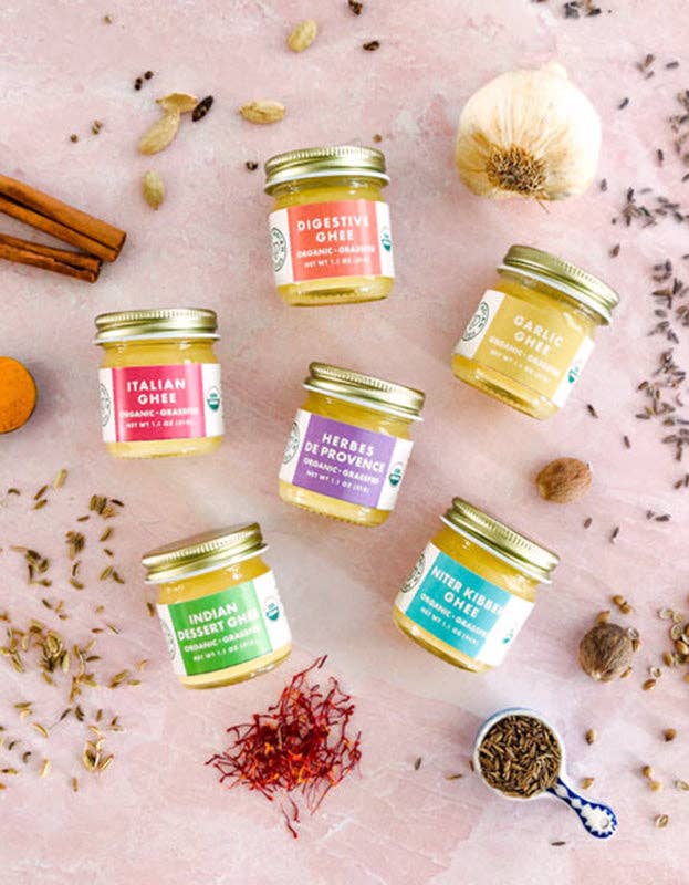 Pure Indian Foods - Wholesale Cooking Oil - Spiced Ghee Assorted Sampler Pack, Grassfed & Organic1