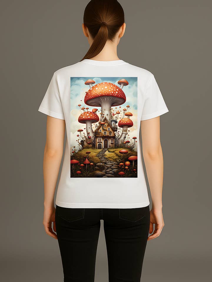 MUSHROOM HOUSE T-SHIRT for wholesale by IVXII