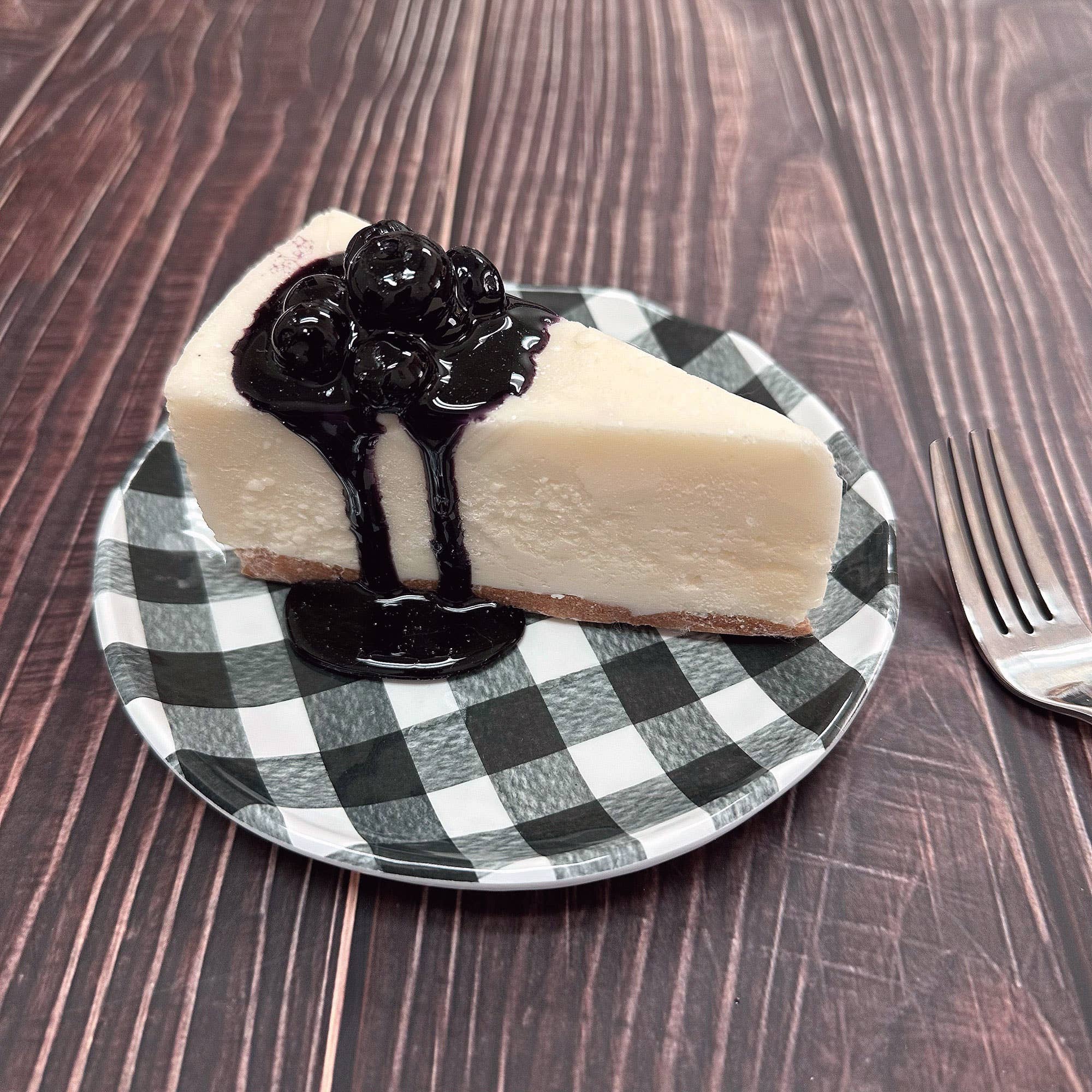 Supreme Housewares - Wholesale Dinner Plate - Gingham 6" Melamine Plates, Black2