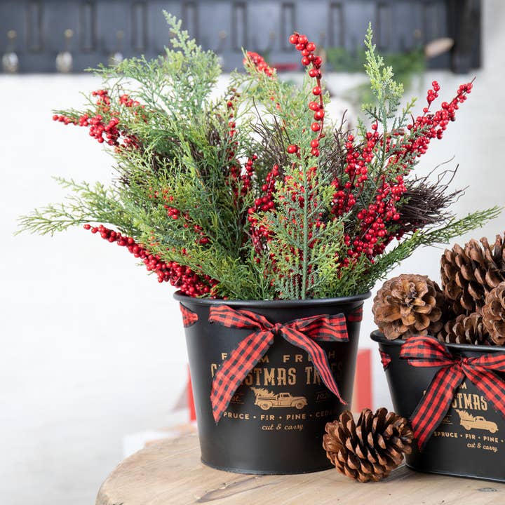 Willow Group - Wholesale Plant Pot - RD TIN PLANTER