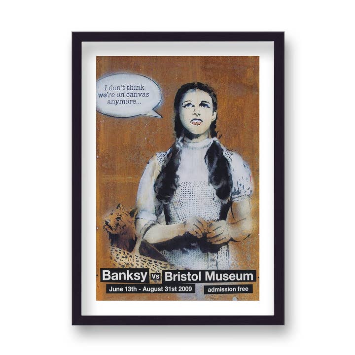 Banksy Udstillingsplakat Bristol Museum for engroshandel hos Gallery Print and Art