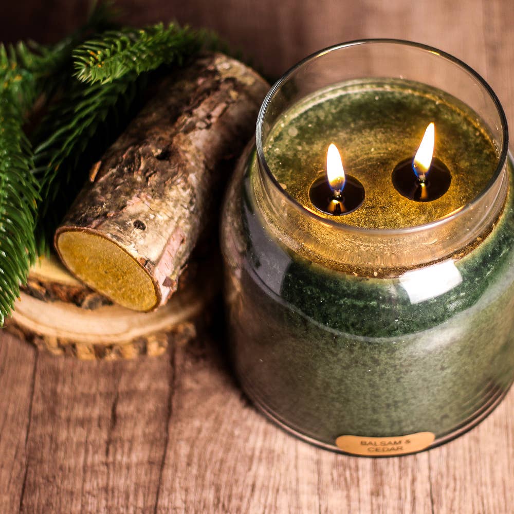 A Cheerful Giver – wholesale Jar/filled candle – KOTL Papa Candle (34oz.) – Balsam & Cedar3