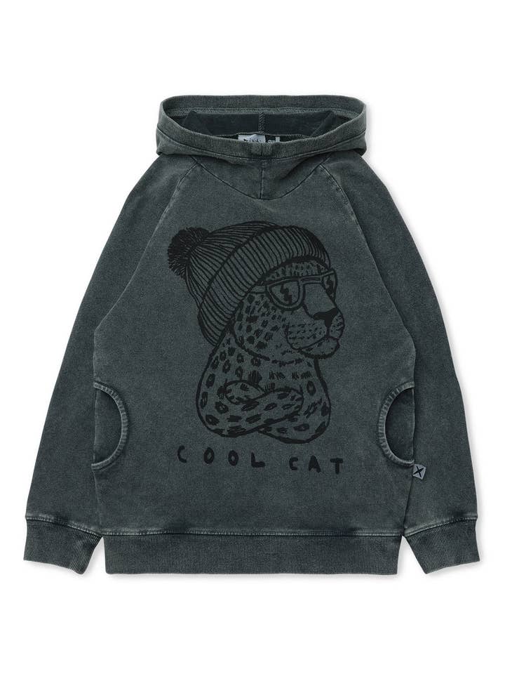 Olive Wash Minti Cool Cat Hood for wholesale on Faire
