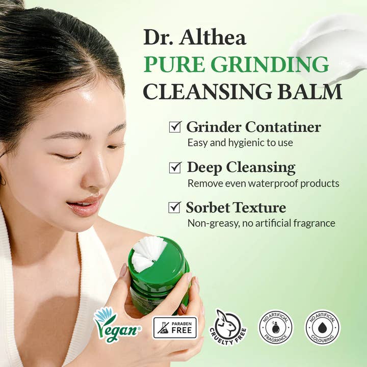 Best Beauty Group - Wholesale Facial Cleanser - DR ALTHEA Pure Grinding Cleansing Balm Makeup Remover Vegan6