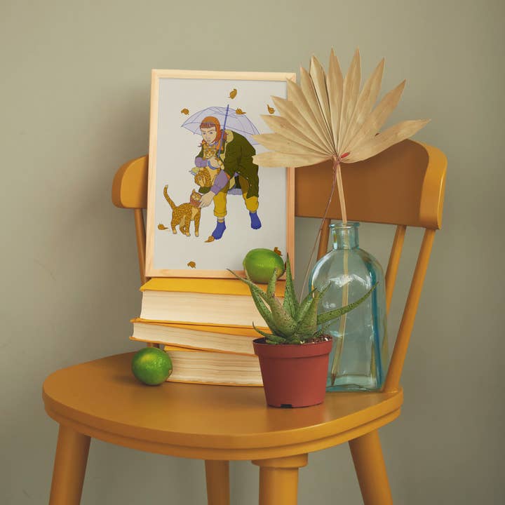 minttu illustrations - Wholesale Art Print - Art print "fall of the patriarchy"1