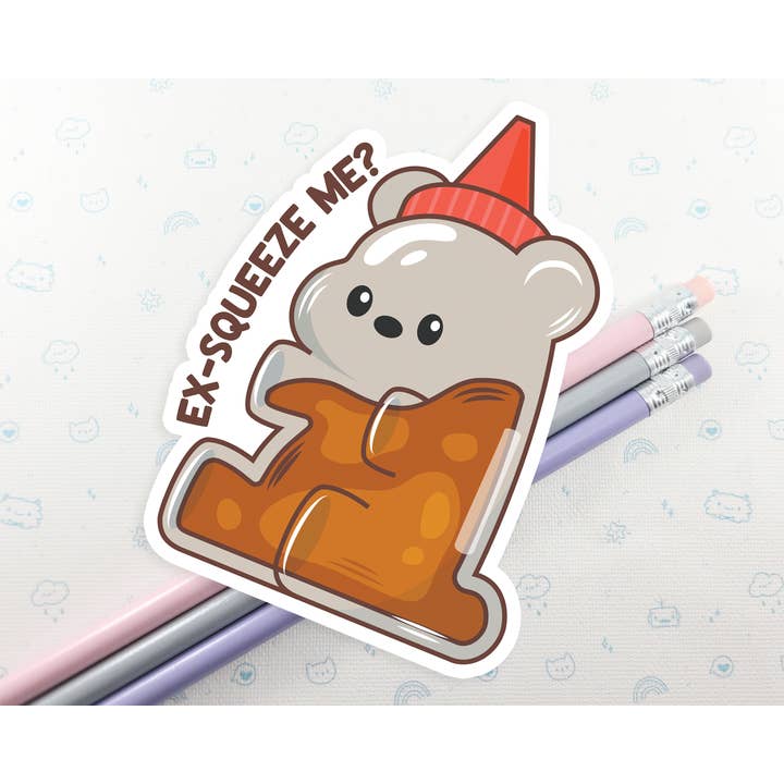 Honey Bear Sticker for wholesale by FunUsual Suspects