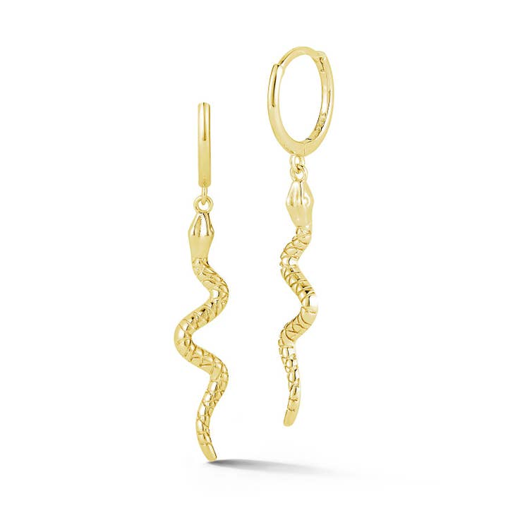 Schlange Charm Huggies für den Großhandel von Glaze Jewelry