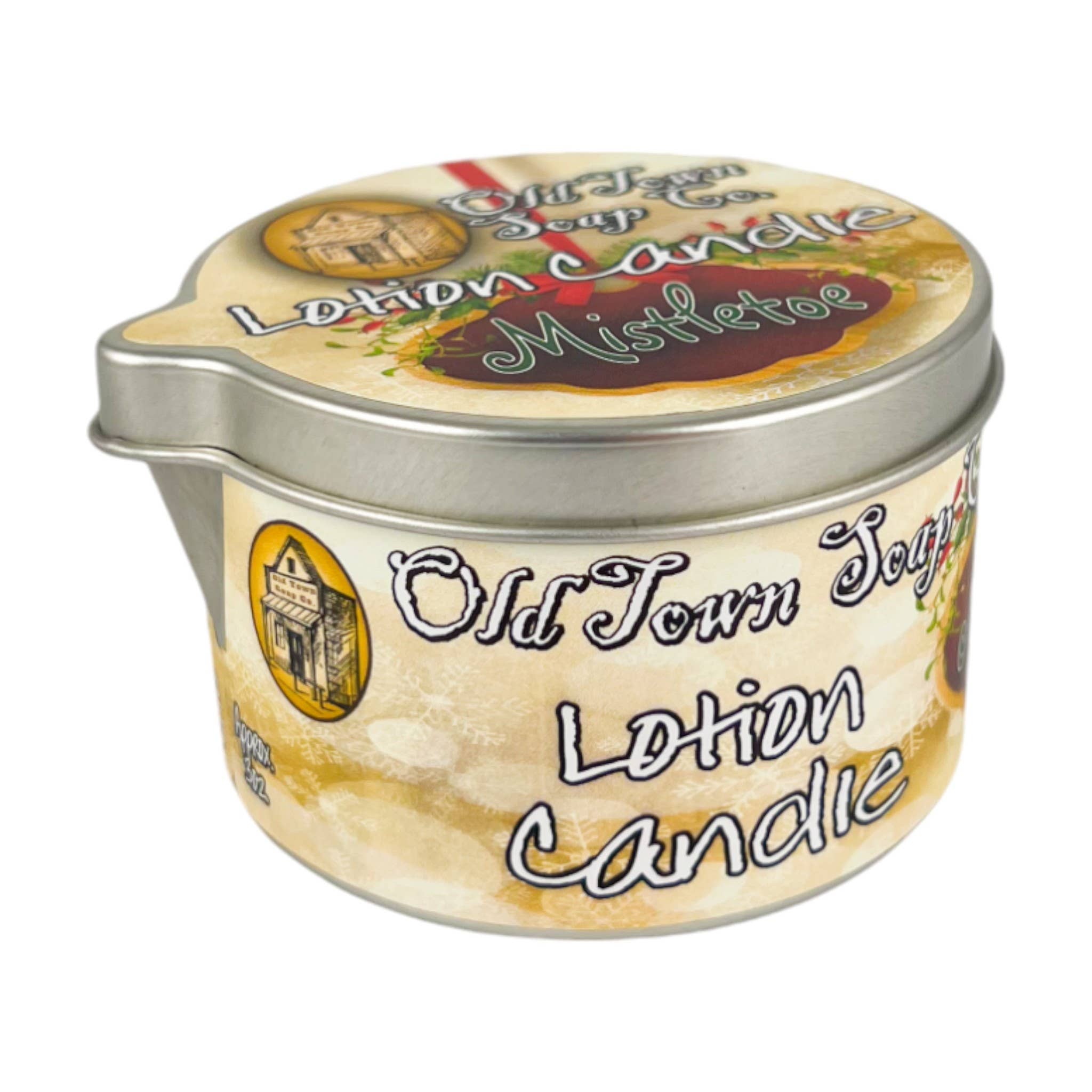 Old Town Soap Co. - Wholesale Jar/Filled Candle - Christmas Lotion Candle -Avail in our Merry Christmas Scents1