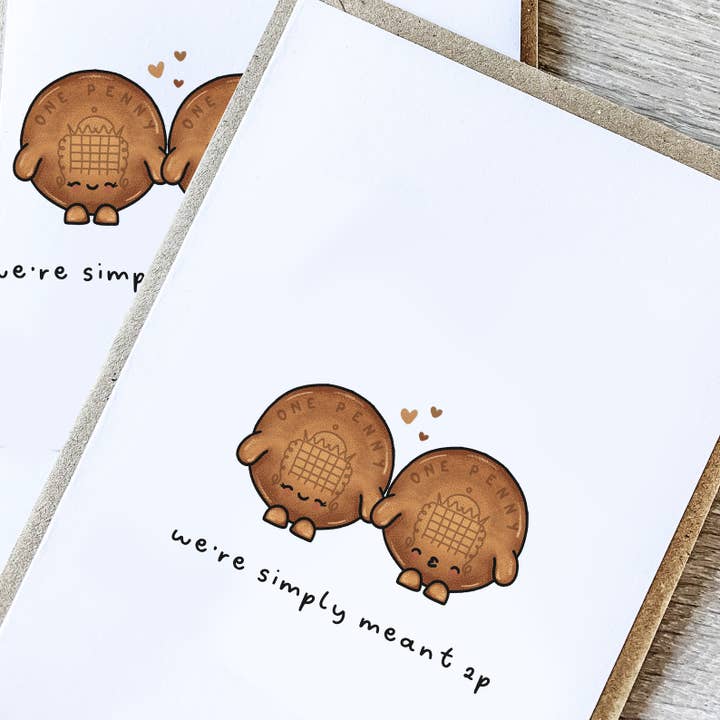 Copper Nine Year 9th (UK) Wedding Anniversary Card for wholesale by Cherrelle Slaney