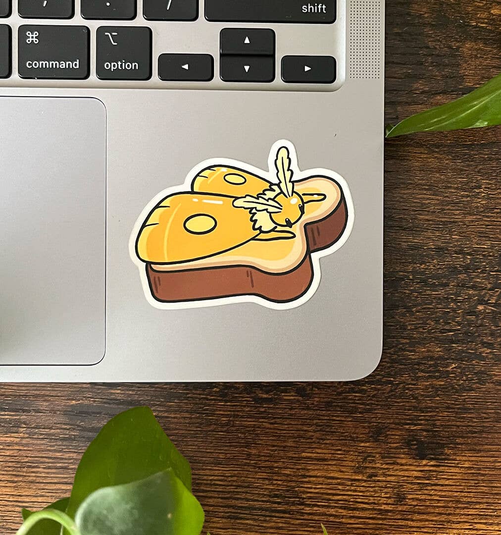 Moth Mart - Wholesale Sticker - Butter Moth Sticker1