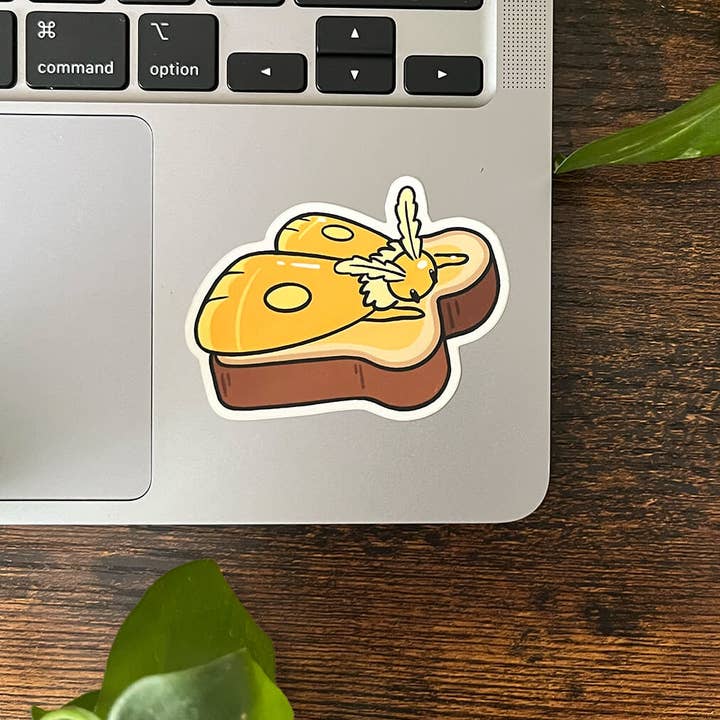 Moth Mart - Wholesale Sticker - Butter Moth Sticker1