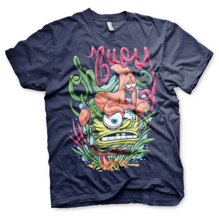 Hybris Production AB – Großhandel T-Shirt mit Siebdruck – Unisex – SpongeBob Oh Junge T-Shirt