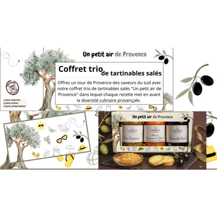 COFRE regalo gourmet - COFRE Un pequeño aire de Provenza para venta al por mayor de CATRICE GOURMET