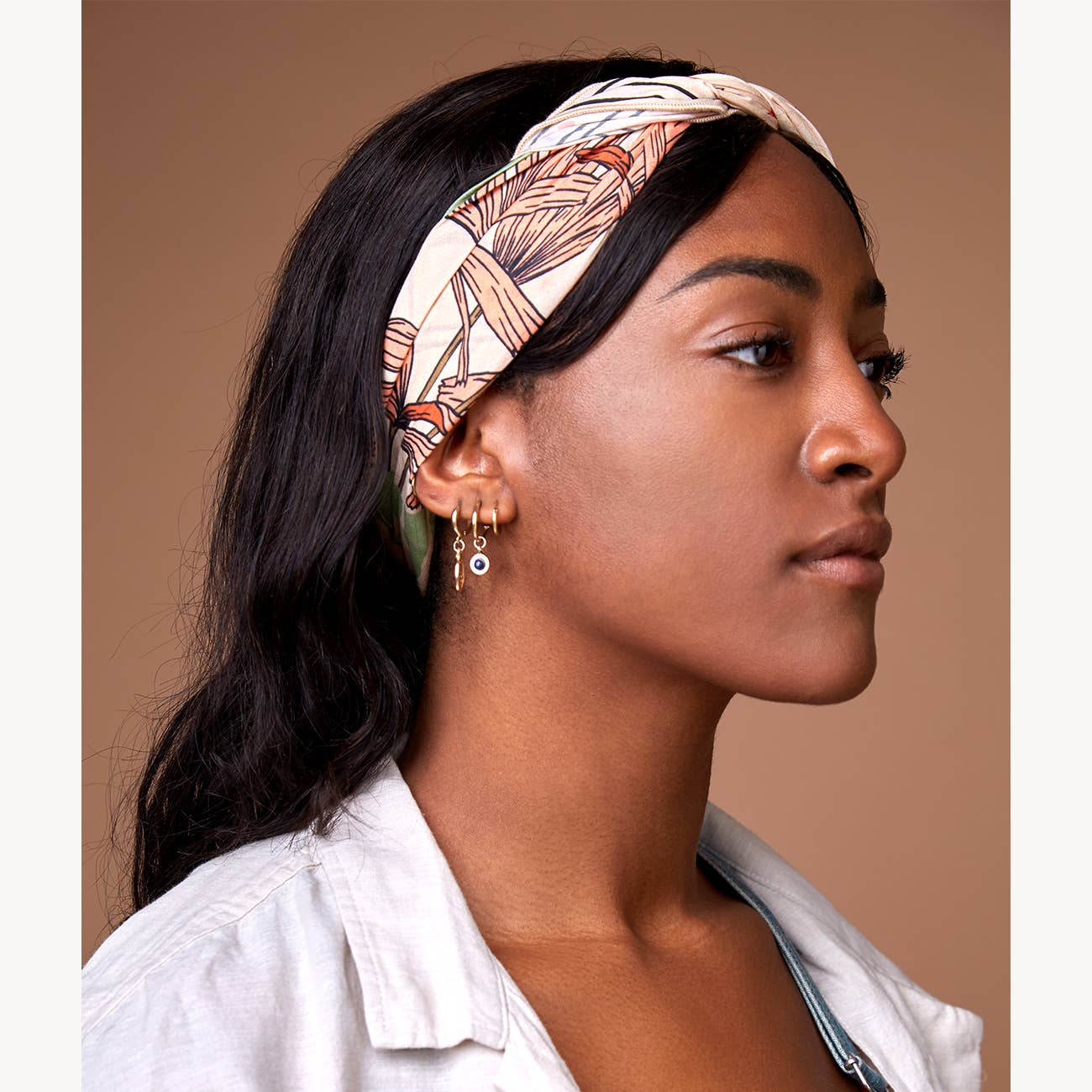 cai & jo - Vente Bandana – femme - Bandana The Tropics au design tropical cai & jo4