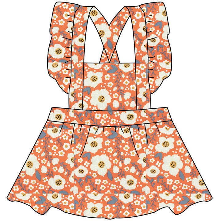 Strappy kjole - Capucine for engroshandel hos Mimi and Cookie