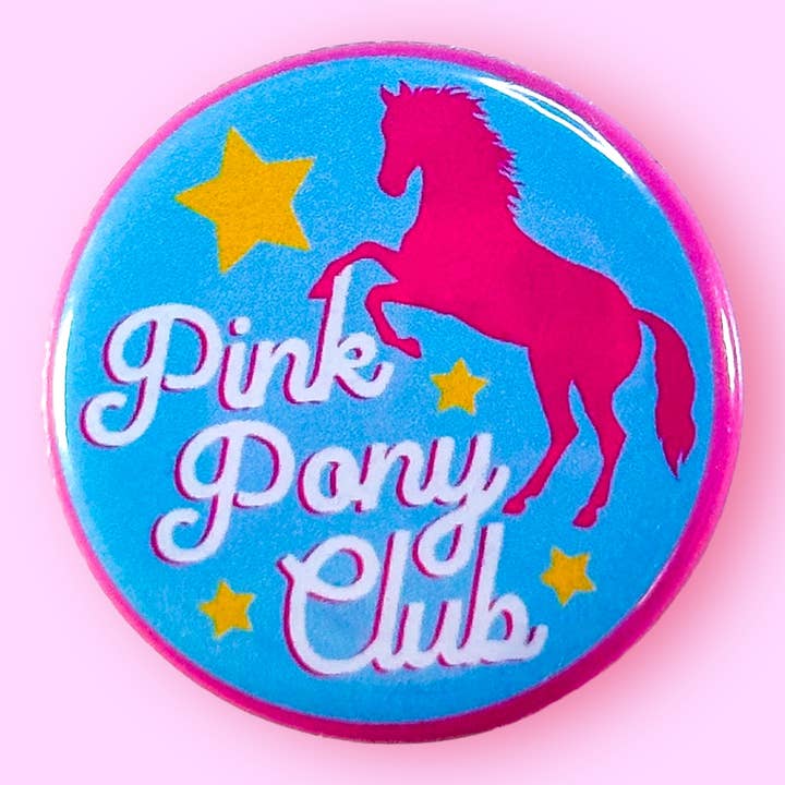 The Hissin' Kitten - Wholesale Lapel Pin/Button - Pink Pony Club (Chappell Roan Button or Magnet!)2