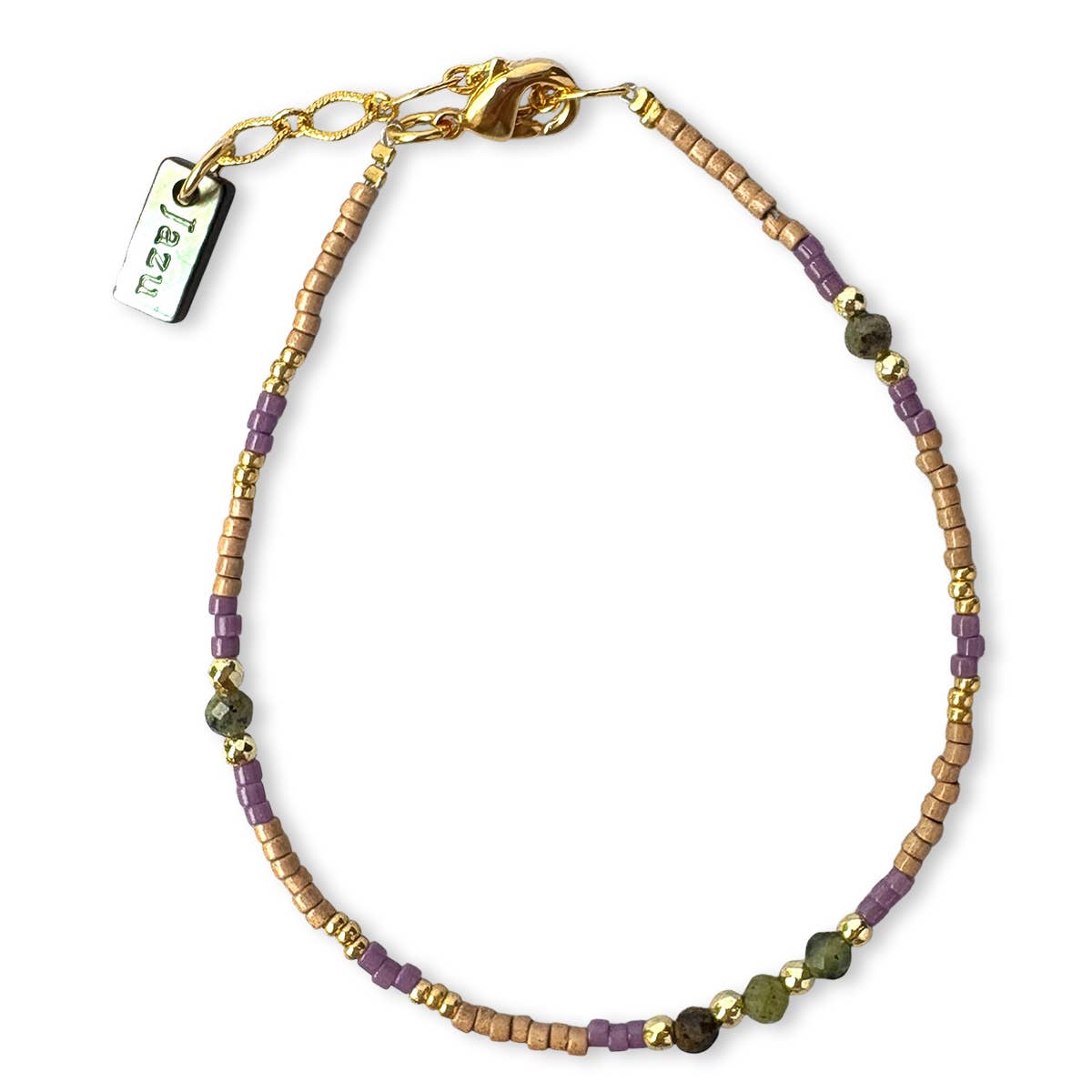 Jazu Jewellery – Pulseira de missangas por atacado – Pulseira com miçangas e pedras semipreciosas4