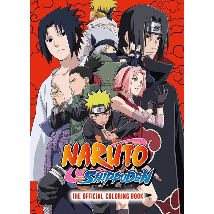 Simon & Schuster - Wholesale Coloring Book - Adult - NARUTO SHIPPUDEN: The Official Coloring Book by VIZ Media