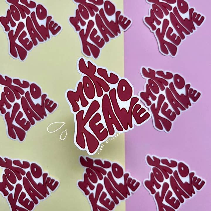 GLTCHGIRL - Wholesale Sticker - nā moku sticker