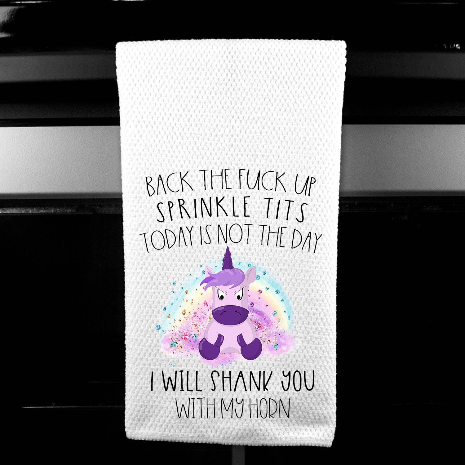 Dasha Alexander - Wholesale Tea Towel - Sprinkle Tits Unicorn Microfiber Towel    0