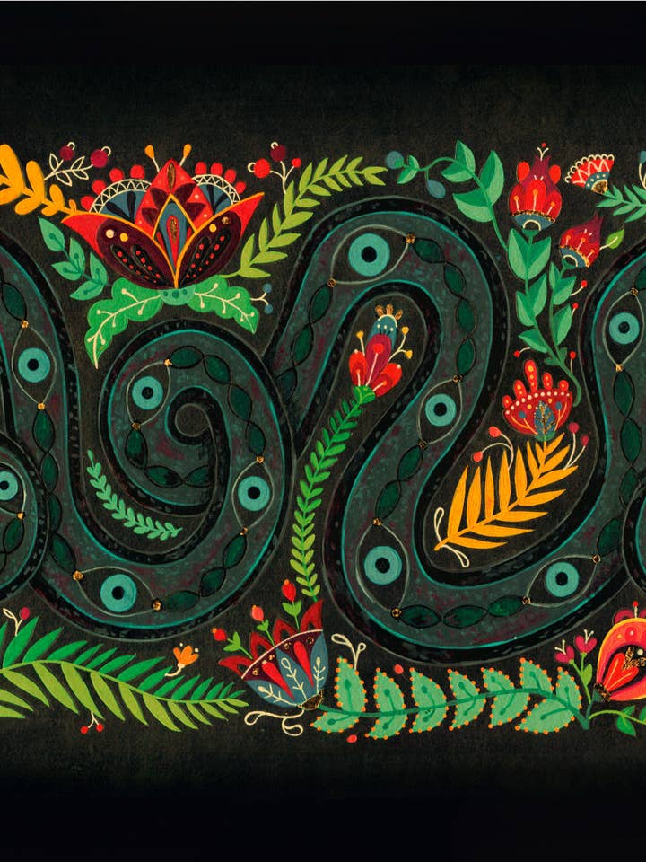 Impression Azure pour la vente par Mheld Illustration