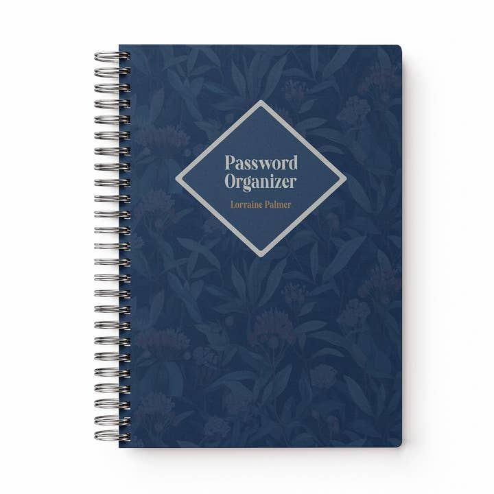Milkweed Meadows Password Organizer Notebook for wholesale by Line & Script