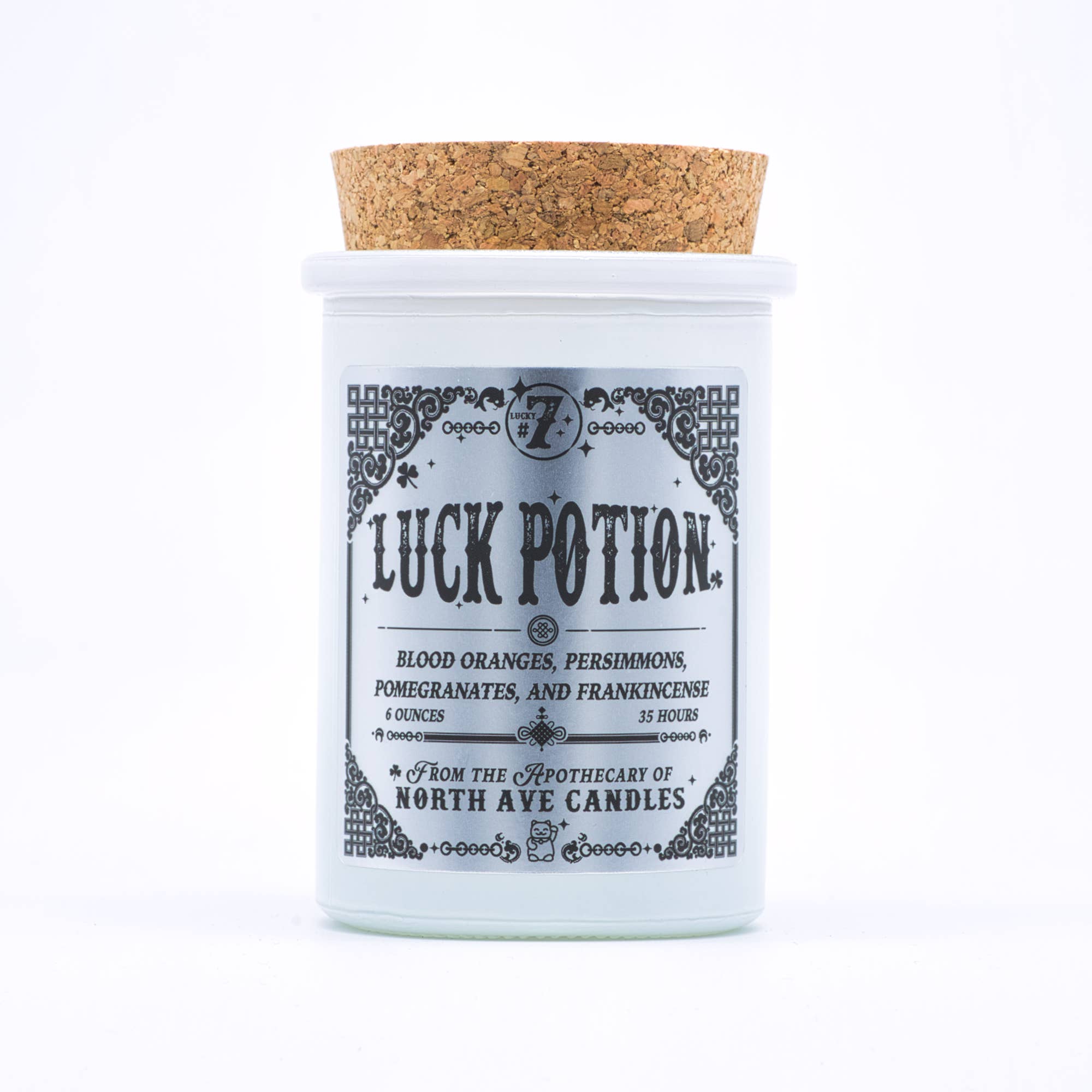 North Ave Candles - Vente Bougie en bocal - L'Apothicaire / Potion de Chance / Bougie de la Boutique de Curiosités