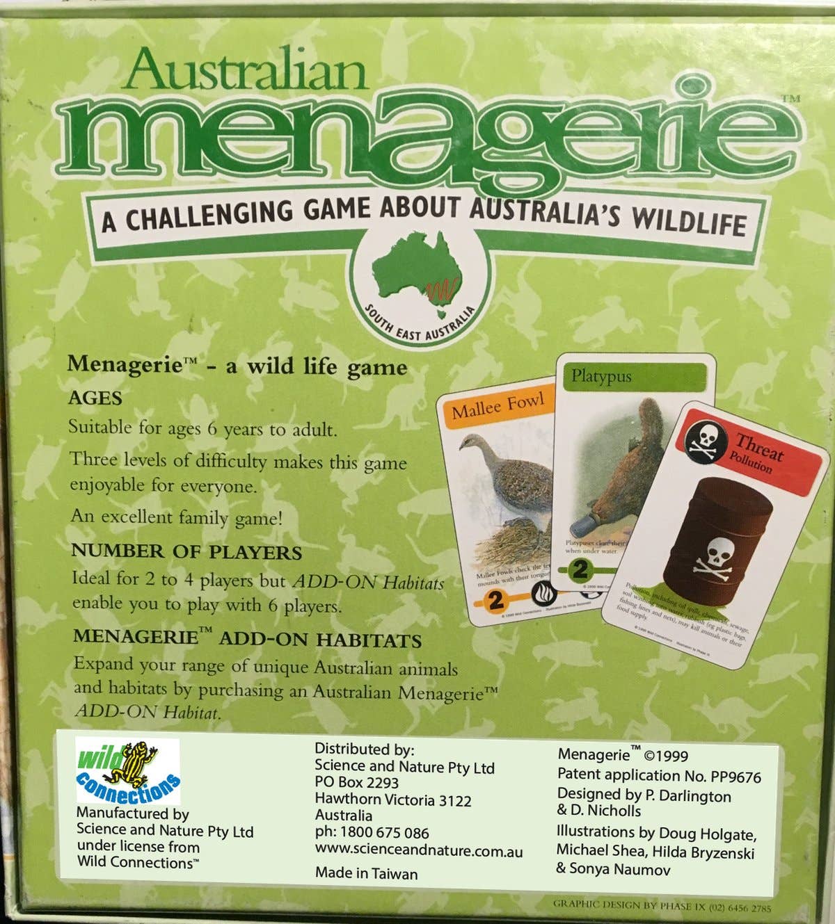 Science and Nature – wholesale Card game – Australian Menagerie Game1