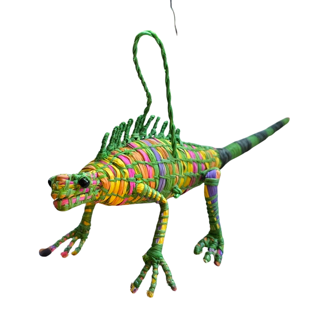 Amazon Ecology - Wholesale Ornament - IGUANA FAIR-TRADE CHRISTMAS TREE ORNAMENT FROM THE PERUVIAN AMAZON4