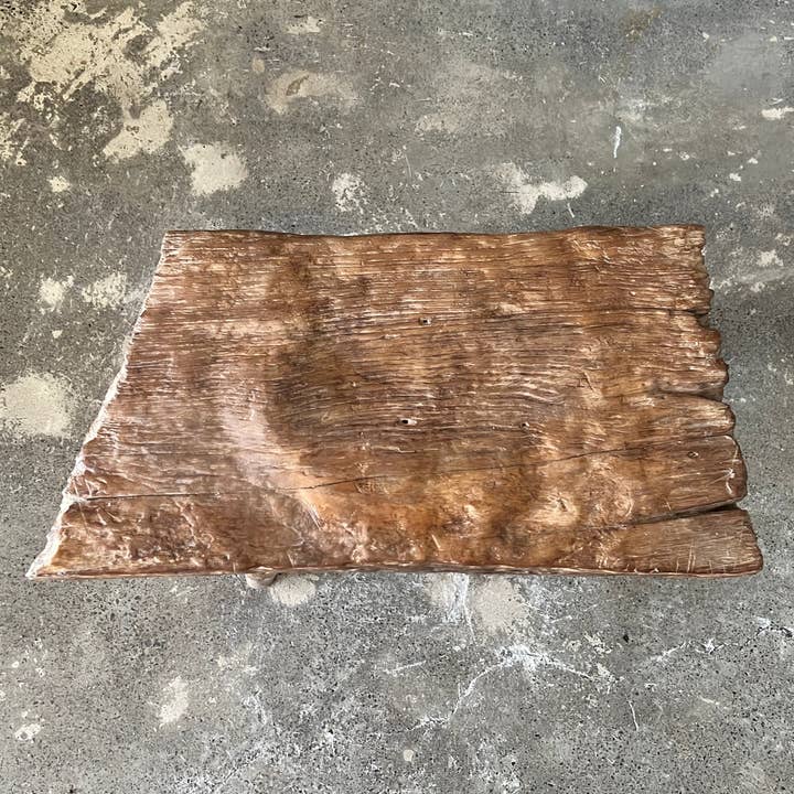 Office Objets - Wholesale Bench - Small organic bench in blonde Asian teak with four legs - Sepuluh24