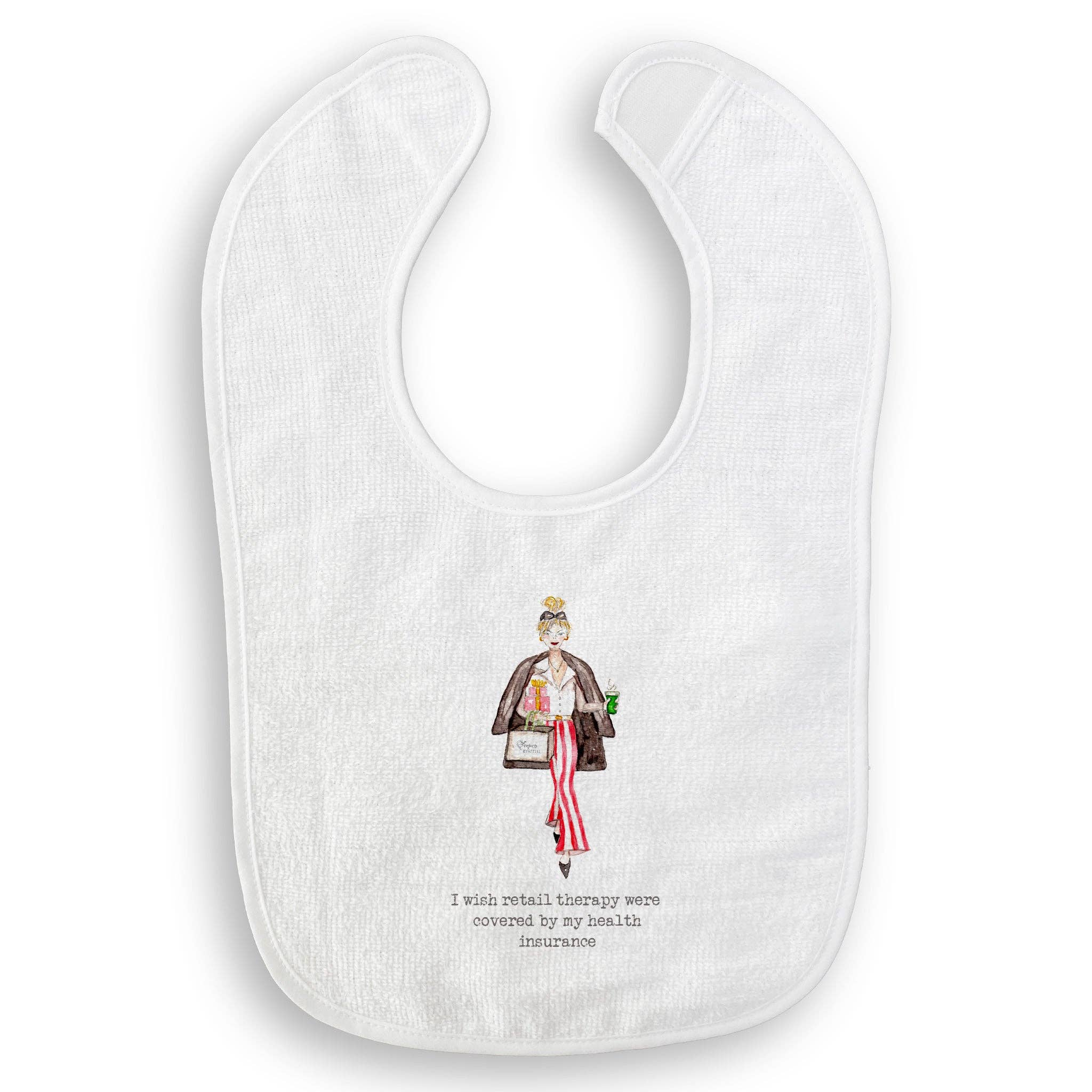 French Graffiti - Wholesale Tea Towel - Retail Therapy Shopper Girl15