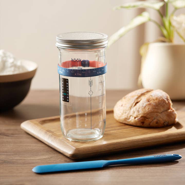 Kook - Wholesale Kitchen Tool/Gadget - Kook Sourdough Starter Kit, 24 oz