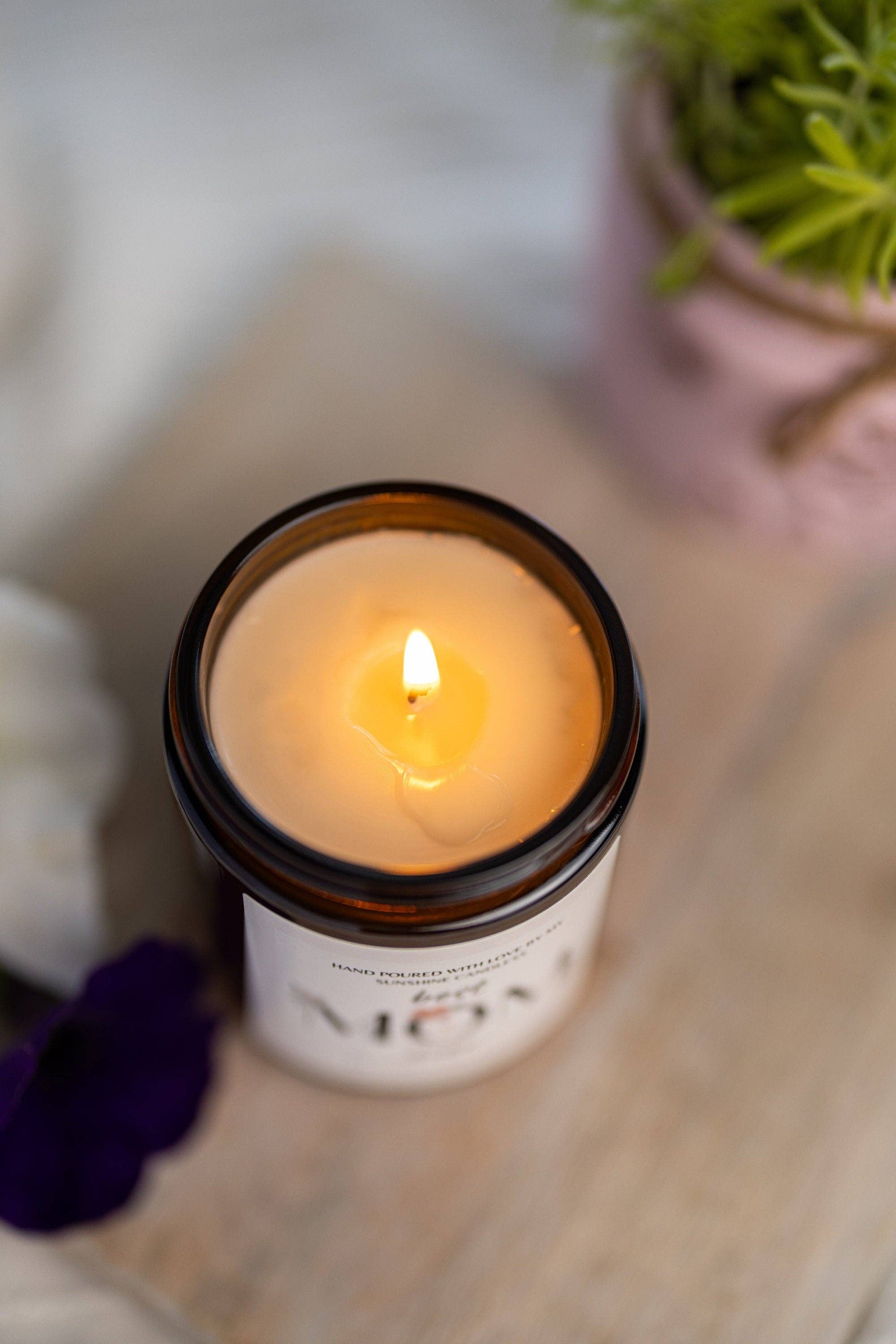 MySunshineCandless - Wholesale Pot/gevulde kaars - Stressverlichtende sojakaars/eucalyptus- en lavendelkaars/aromatherapiekaars/zelfverzorgingscadeau/kruidenkaars3