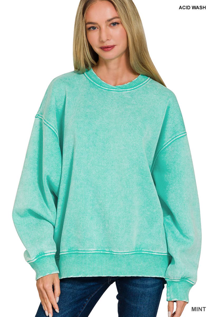 42POPS – Sweatshirt - Mulher por atacado – ',.._ Sweatshirt de Lã Polar Snow Wash111