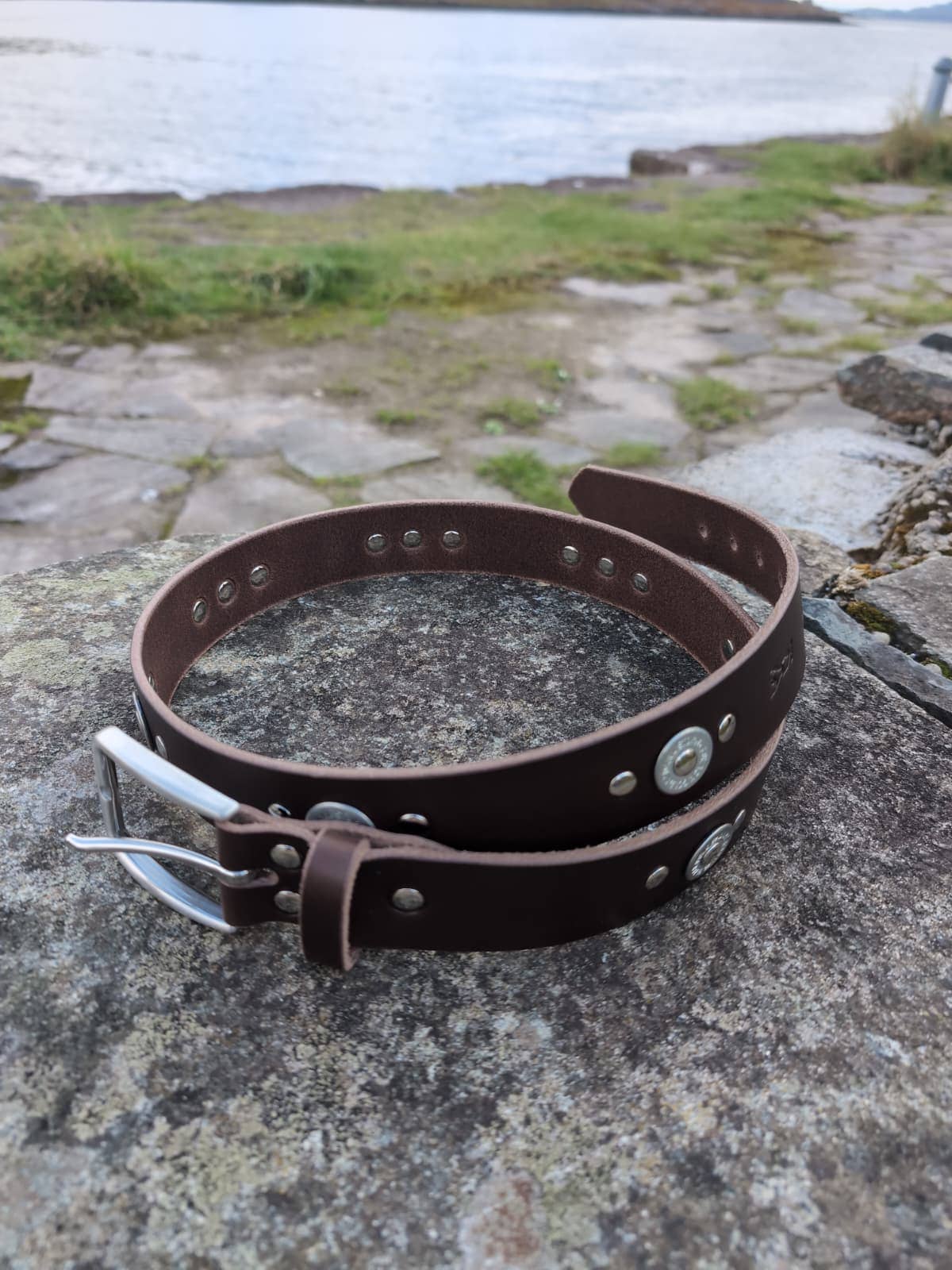 J Boult Designs – wholesale Belt – Men's – Shotgun Cartridge Leather Belt — Handmade for country men3
