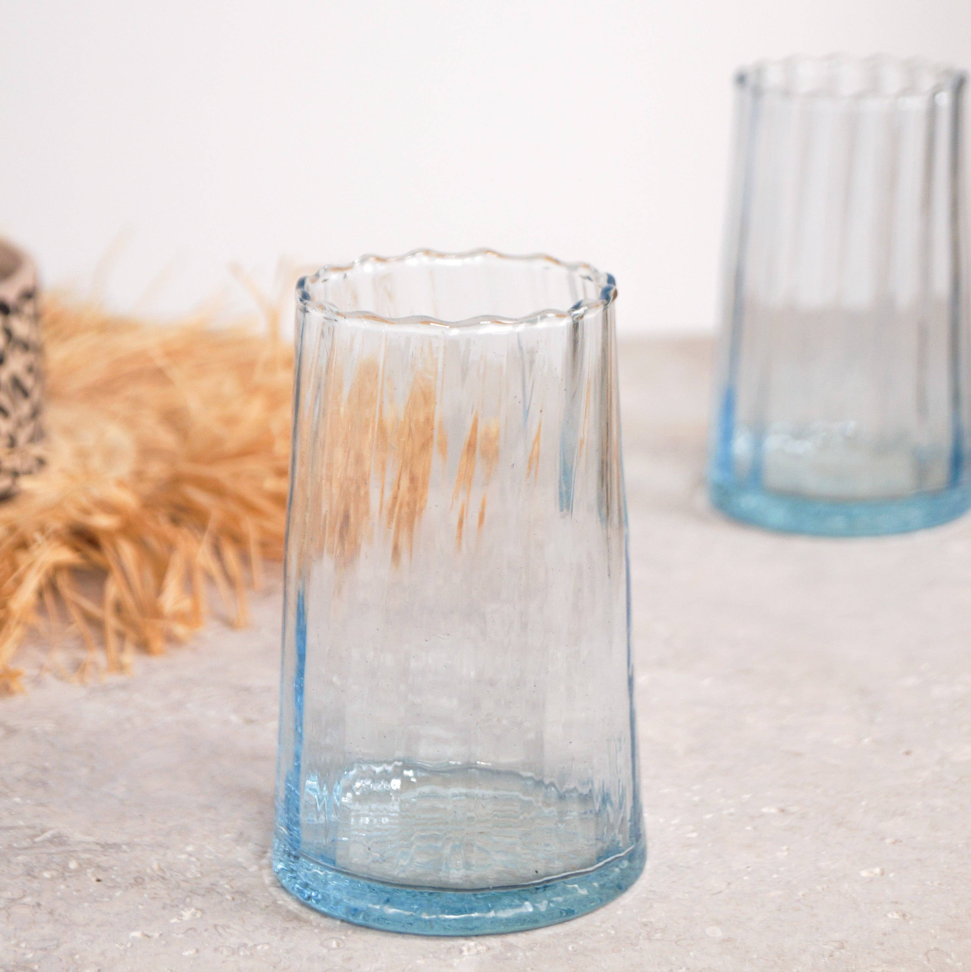 Bohome Living - Wholesale Drinking Glass/Cup - Beldi Ribbed Glass 11cm - Set of 61