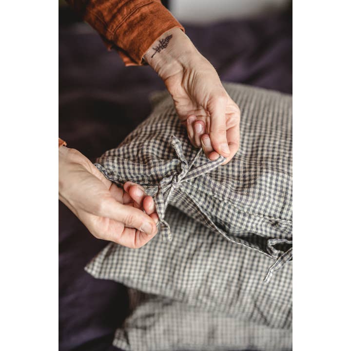 Epic Linen - Wholesale Chair Cushion - Linen Cushion Cover with Ties1