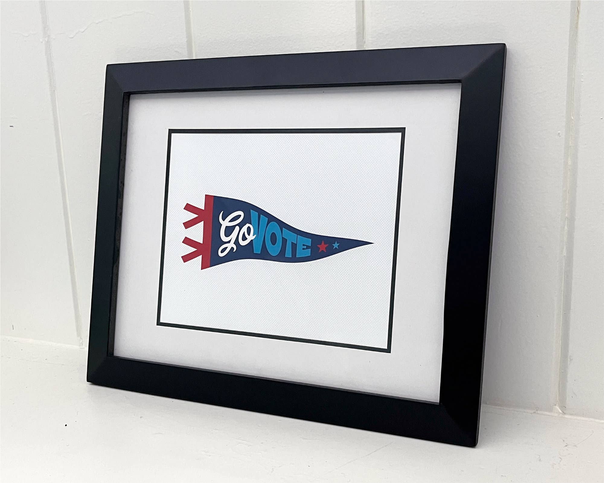 Dandymark - Wholesale Art Print - Go Vote Pennant Art Print2